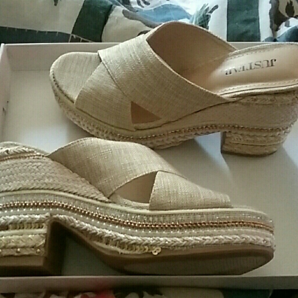 Sloane Espadrille heeled sandals